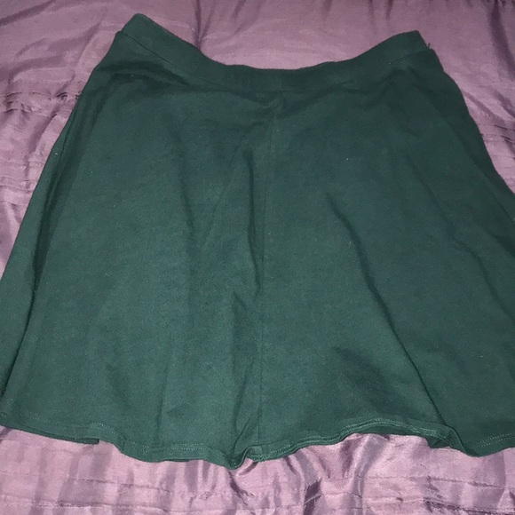 Forever 21 Dresses & Skirts - forrest green skater skirt